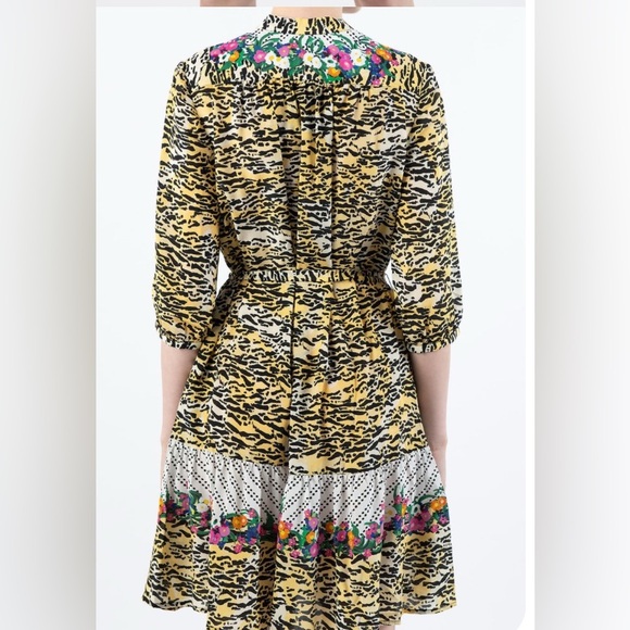 Saloni UK 14/US 10 Tyra dress in Tiger Rosette - Picture 6 of 8